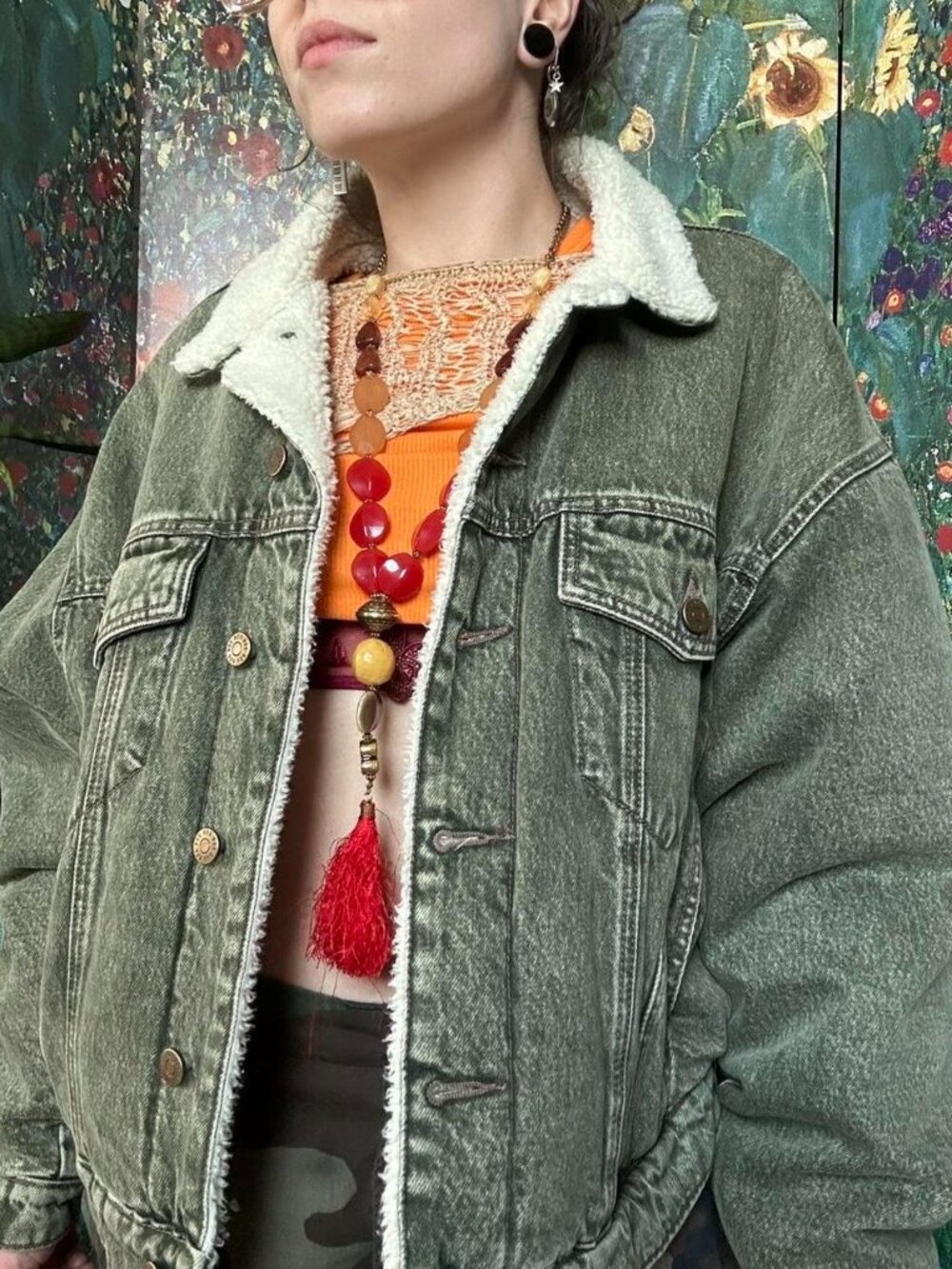 BDG sage oversized denim jacket